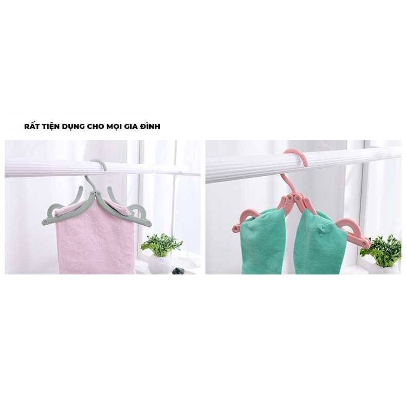 Móc Treo Quần Áo Gấp Gọn Thông Minh