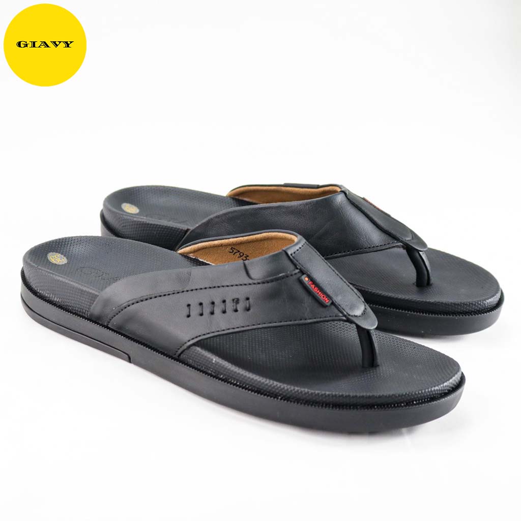 DÉP KẸP NAM QUAI DA DU-5793-12 - GIAVY
