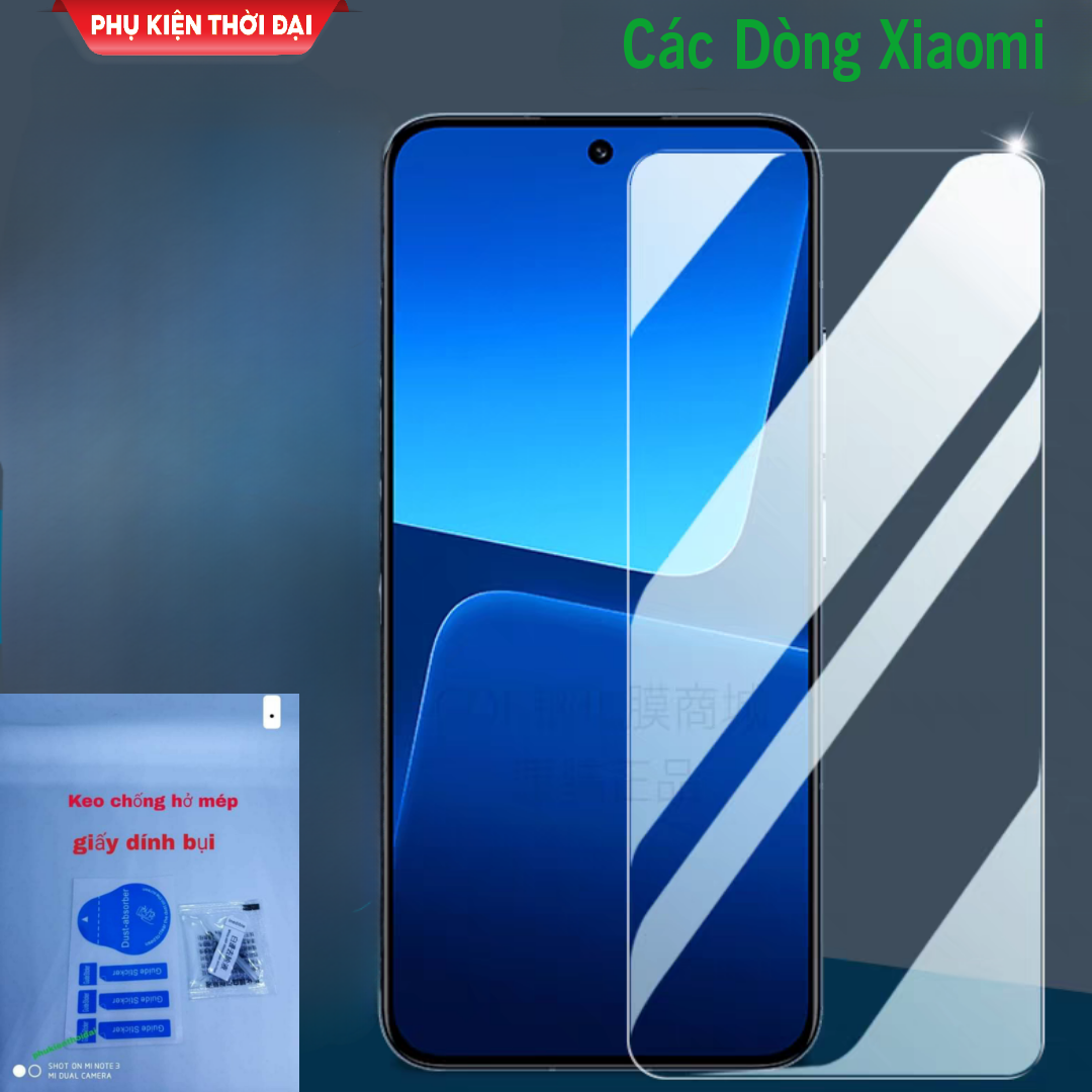Cường lực Redmi K20 / K20 Pro / Mi 9T / Mi 9T Pro / K30 / K30 5G / K30 Pro / K40 / K40 Gaming / K40s / K50 / K50 Ultra / K50 Gaming / K60  loại tốt trong suốt chất kính đẹp ( tặng keo )