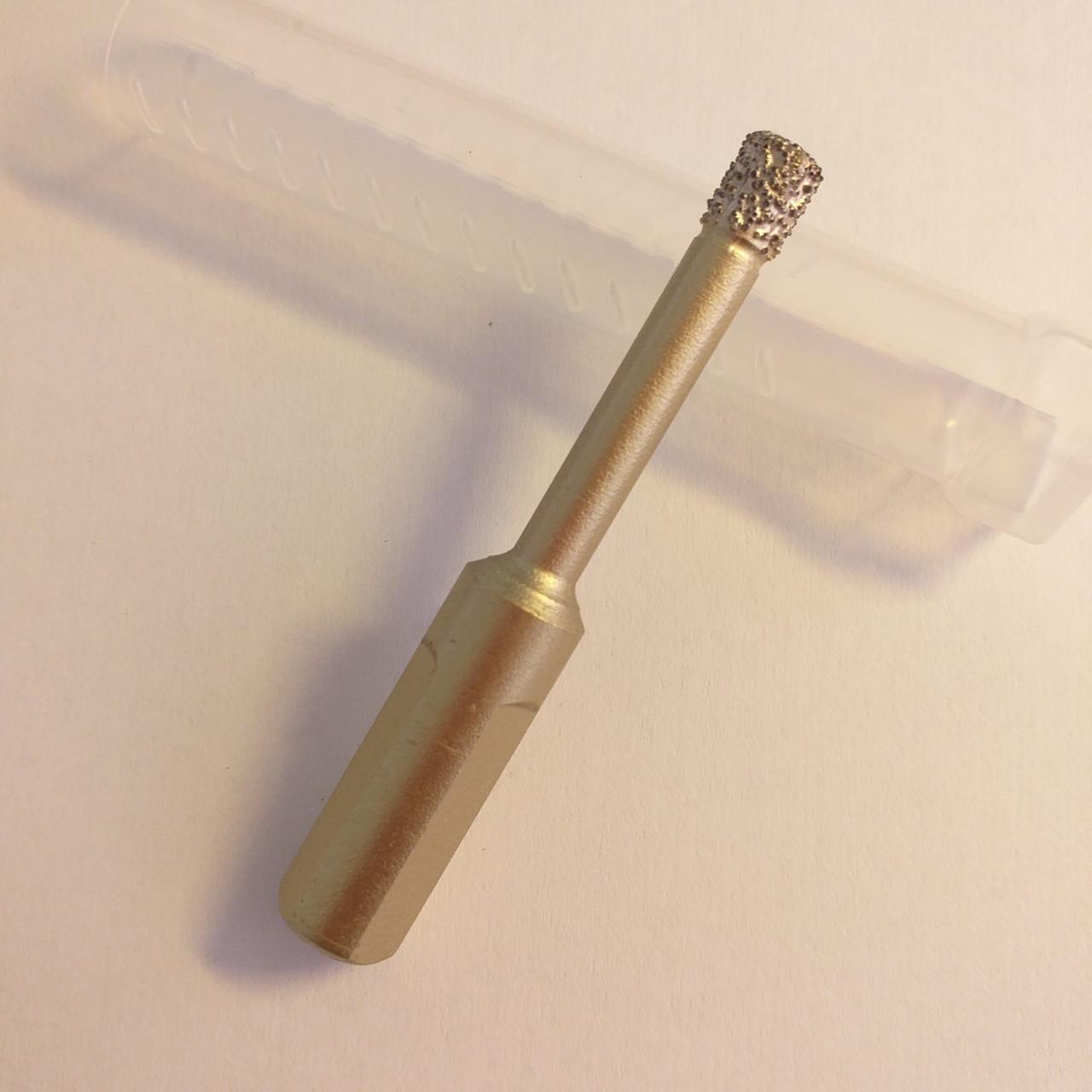 MŨI KHOAN ĐÁ CỨNG PHI 6 , MŨI KHOAN ĐÁ HOA CƯƠNG, ĐÁ CẦU THANG, GRANITE - MŨI KHOAN ĐÁ CAO CẤP 6MM -KHOAN KHÔ.