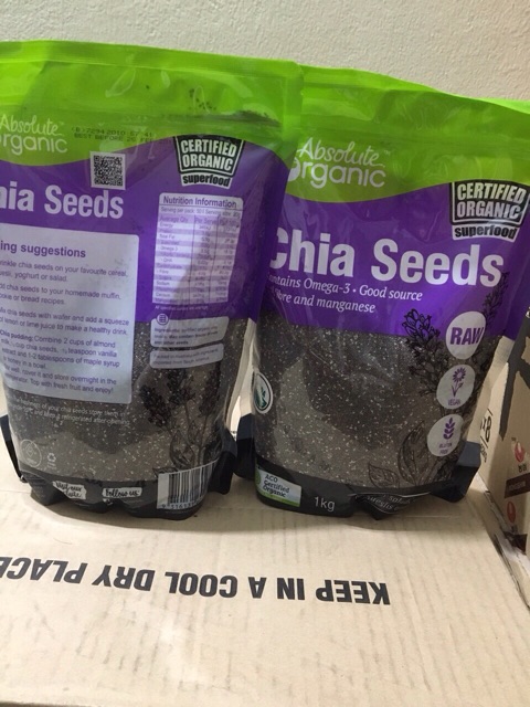 Hạt Chia Seed Tím Úc 1Kg