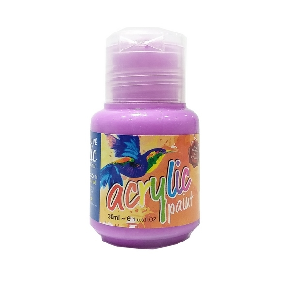 Chai màu vẽ acrylic 30ml - màu tím