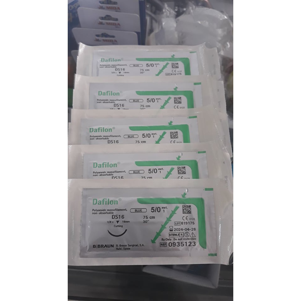 [HCM]CHỈ PHẪU THUẬT-CHỈ THẦM MỸ B.BRAUN DAFILON