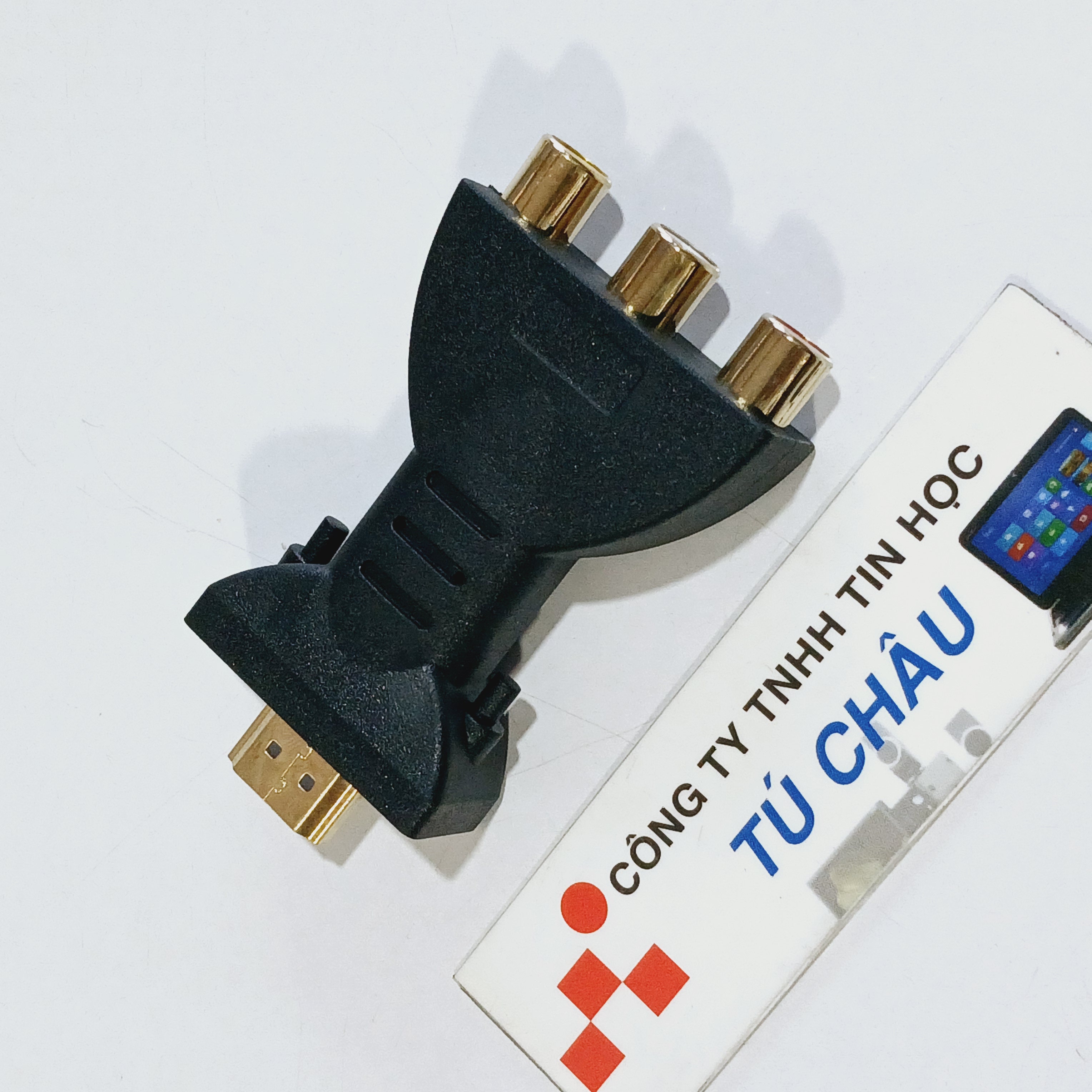 Cáp HDMI ra 3 AV (3RCA) (Đầu chuyển (3 AV Cái) /  Cáp dài 1.5m (3 AV Đực))
