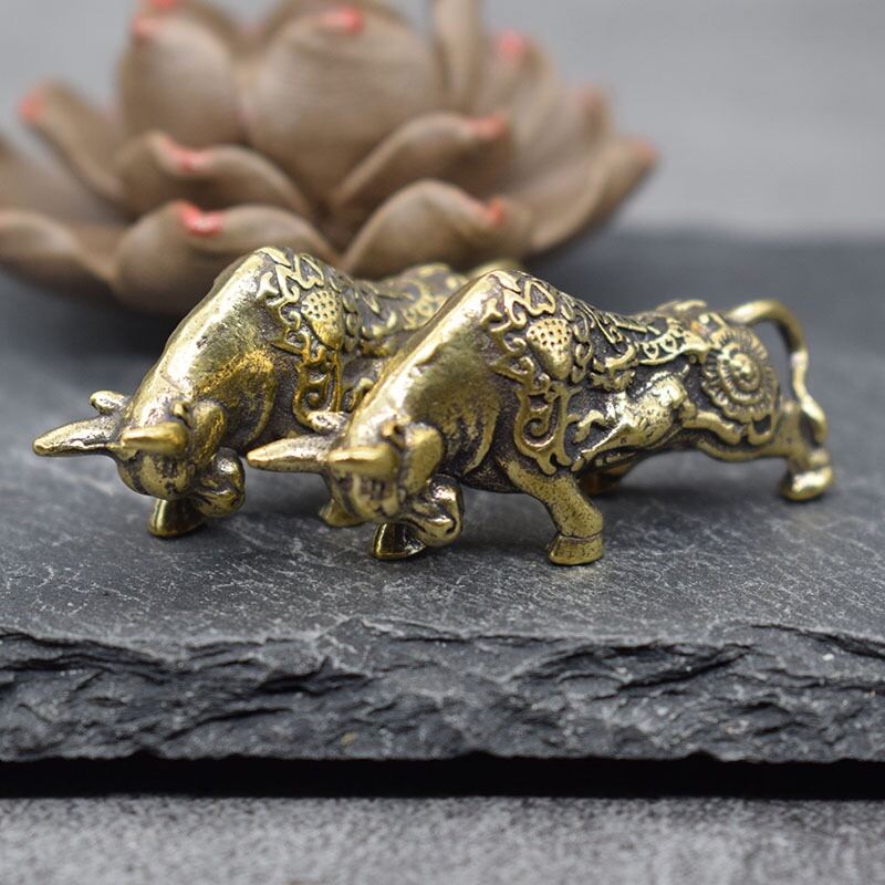 Móc khoá phong thuỷ 12 con giáp tuổi con trâu