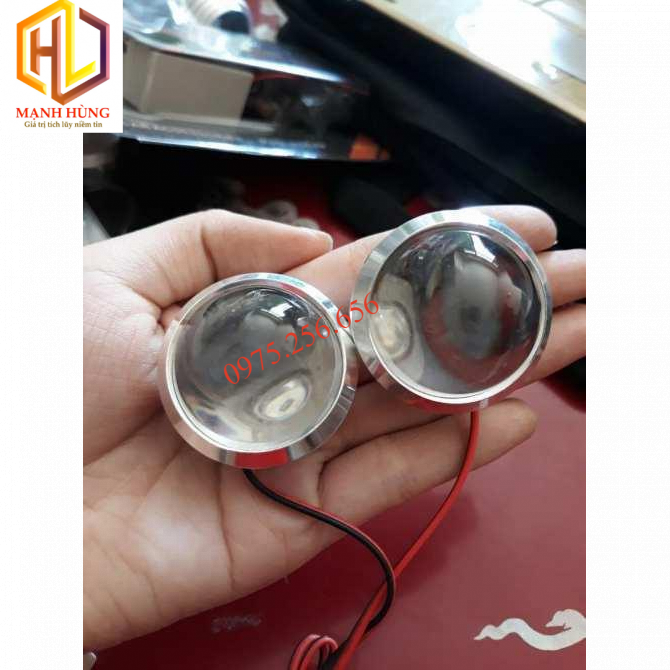 Đèn chớp nháy mắt trâu 12V-24V (Màu Đỏ) Có Video phụ tùng hùng lỳ