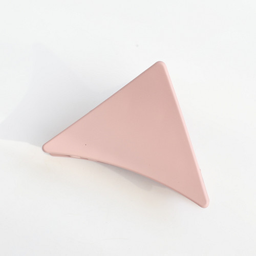 Kẹp tóc tam giác Acrylic màu trơn