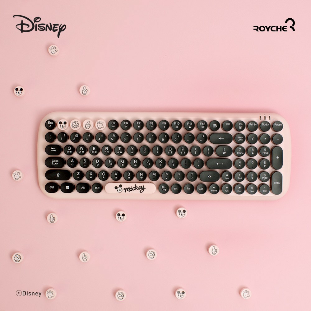 Bàn Phím Không Dây Mickey Hàn Quốc