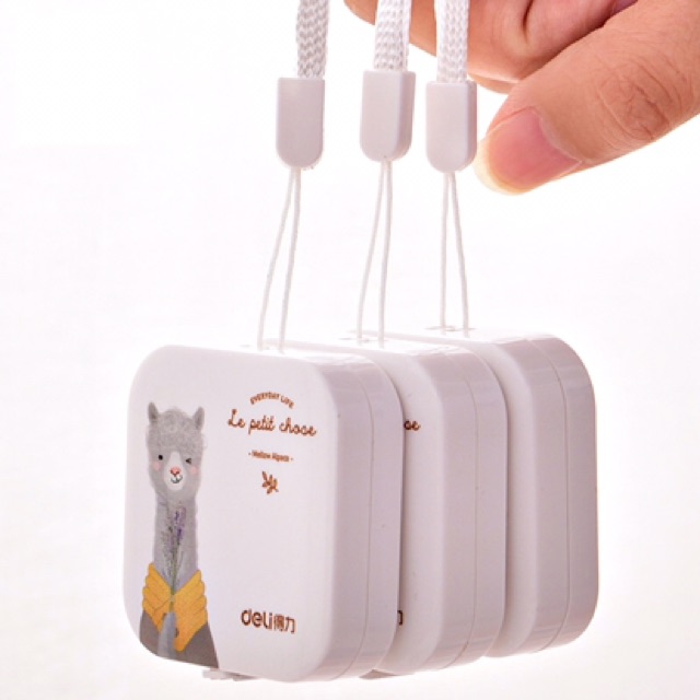 Thước dây mini Deli mẫu hình 1.5m