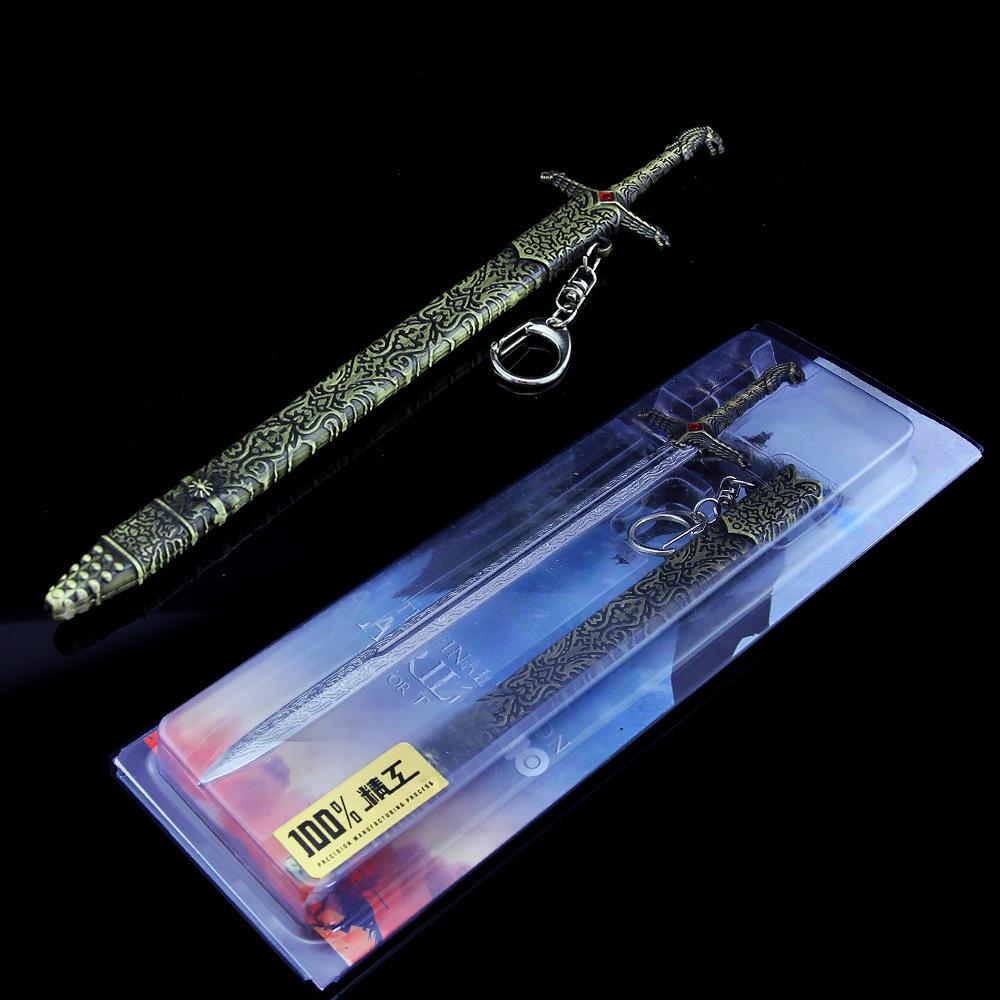 Mô hình móc khóa Kiếm Oathkeeper trong Game of Thrones GOT (tặng kèm bộ giá đỡ)