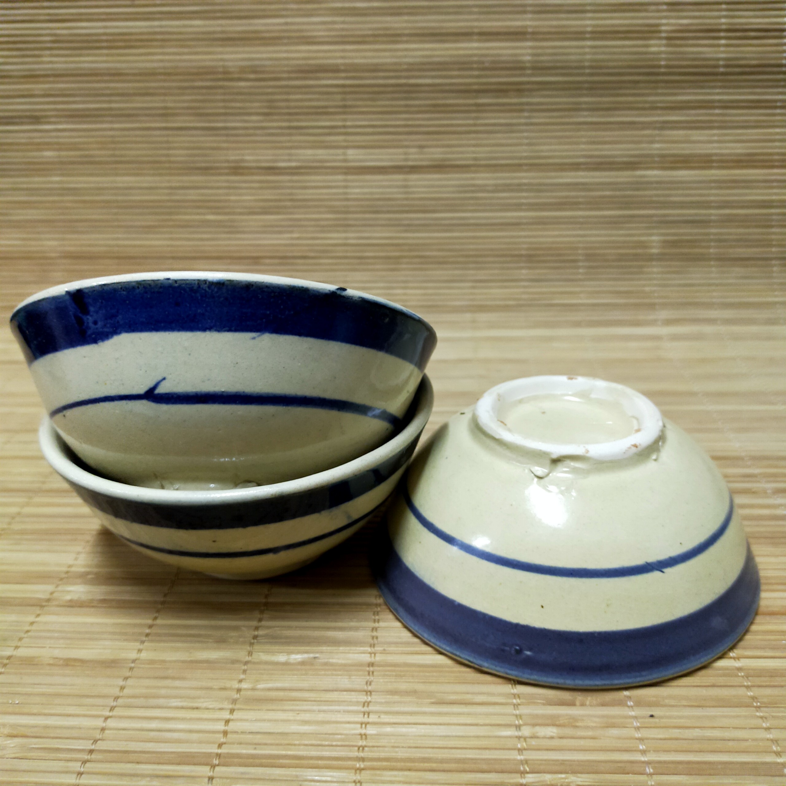 BỘ 10c CHÉN CƠM NAM BỘ XƯA (ĐƯỜNG KÍNH 10cm-11cm)