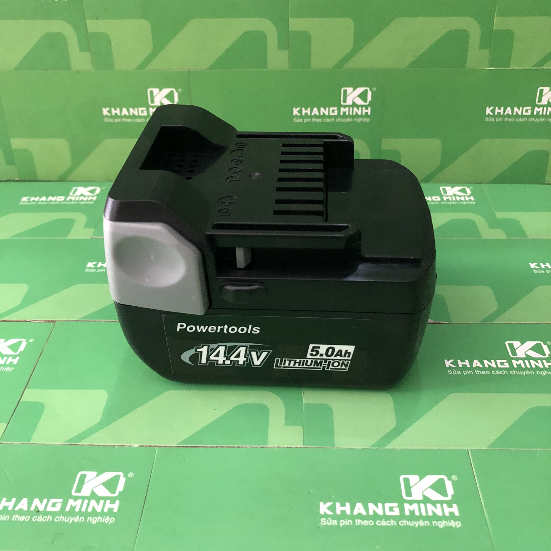 [HCM]Vỏ pin Hitachi 14.4V 4S 2P vỏ 2 lớp - lắp được 8 cell 18650