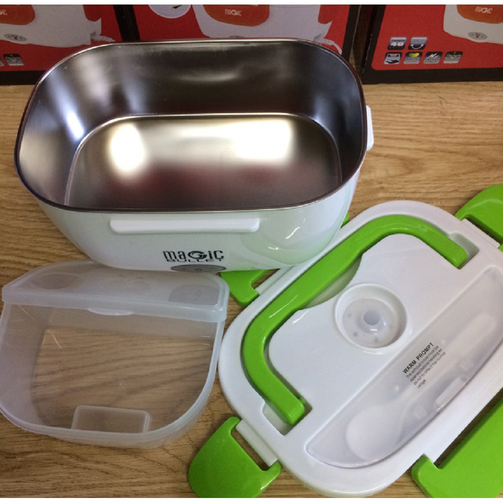 Hộp cơm cắm điện magic lõi inox