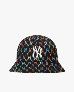 (Hàng VNXK) Mũ vành tròn, mũ BUCKET NY Monogram vải đẹp dày chuẩn thời trang hàng hiệu (Ảnh thật) thumbnail