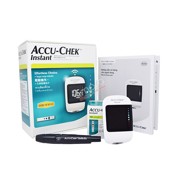 Máy Đo Đường Huyết ACCU-CHEK Active mg/dl Kit (tặng hộp que thử)