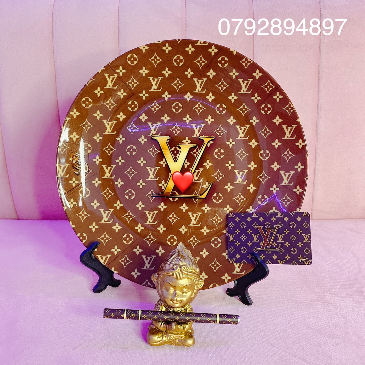 [HCM]đĩa xào ke lv tiệc trang trí decor