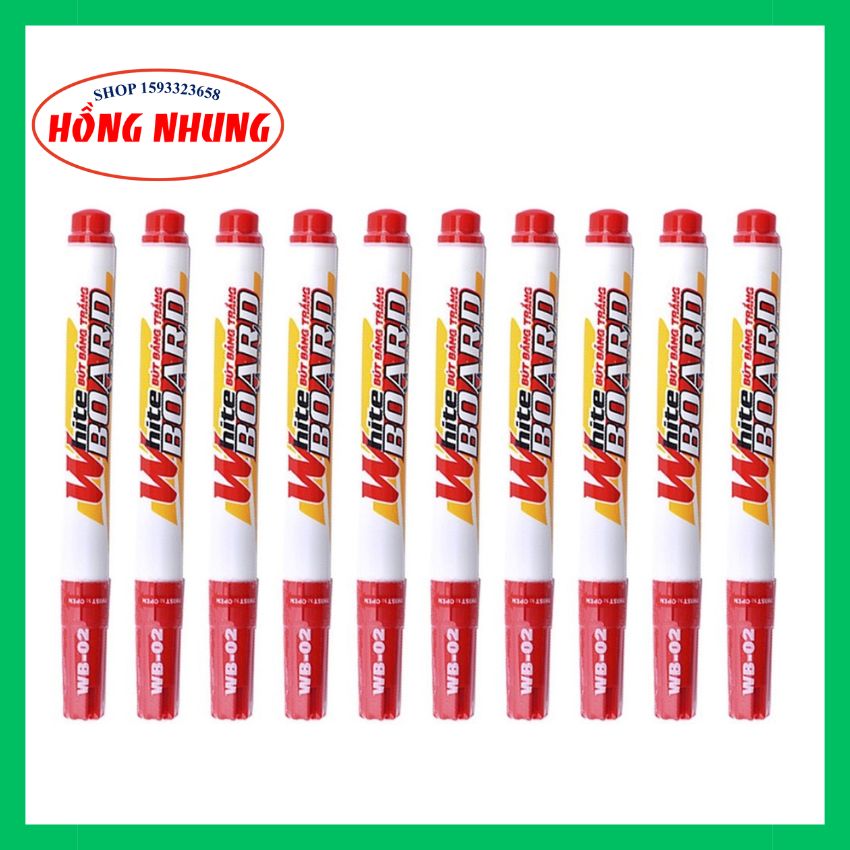 [ mới] Combo 10 Cây Bút Lông Bảng WB02.