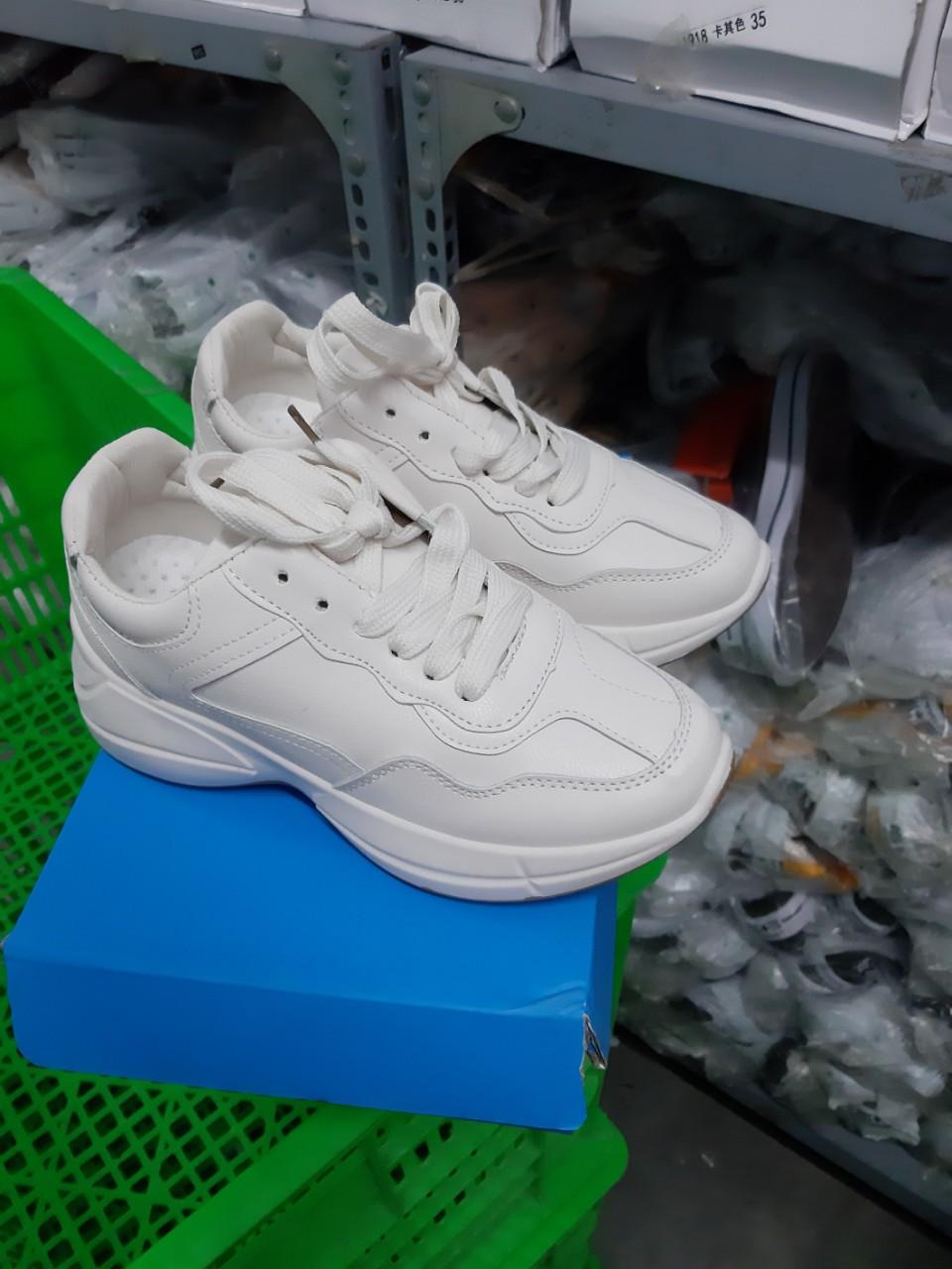 Giày thể thao nữ trơn độn đế GC ( hàng đẹp kèm hình thật )