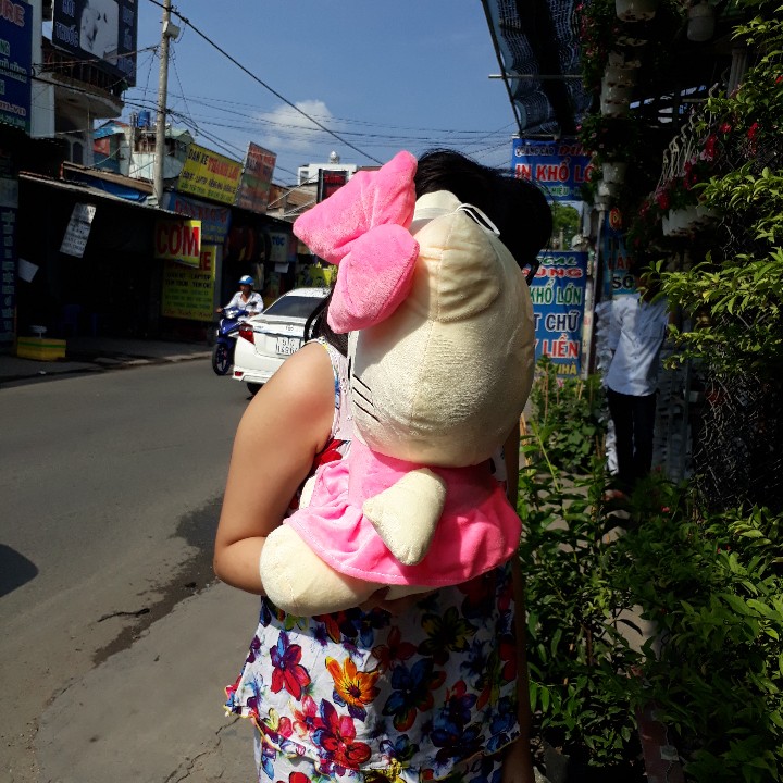 [HCM]MÈO KITTY NHỒI BÔNG 45CM
