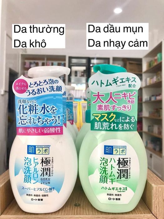 Sữa rửa mặt tạo bọt Hada Labo 160ml Nhật Bản - THEMIS Cosmetics Store
