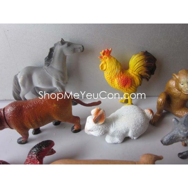 Bộ đồ chơi 12 con giáp, mô hình con vật 12 con giáp