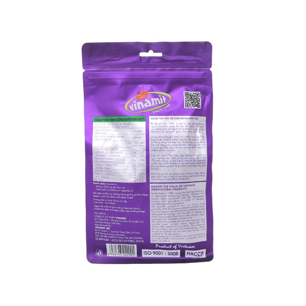 Mít Sấy VINAMIT 500g (gói)