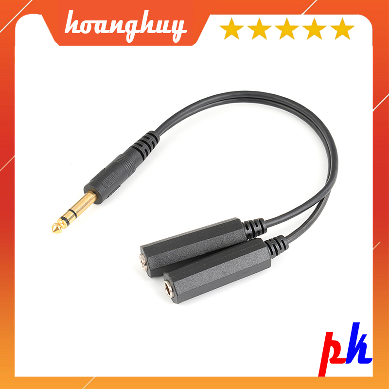 Jack chia 6.5 ra 2 cổng 6.5