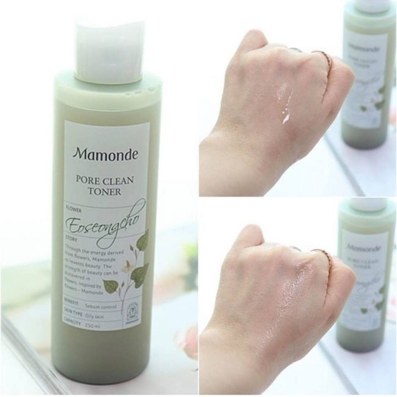 Nước hoa hồng Quốc dân Mamonde, toner mamonde rau má, diếp cá, hoa hồng mamonde 150ml, 250ml, 500ml