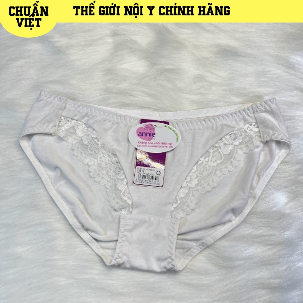Quần lót nữ cotton phối ren annie qe-14830