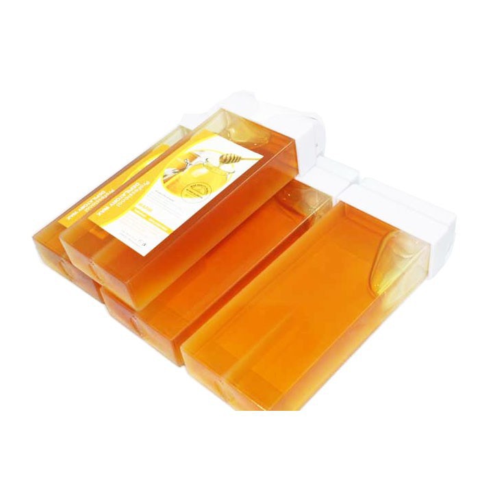 Sáp wax lông nóng mật ong + 100 miếng giấy wax