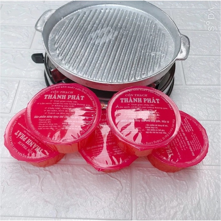 Combo 5 Hộp Cồn Thạch Không Mùi , Đun Lâu, Lửa To