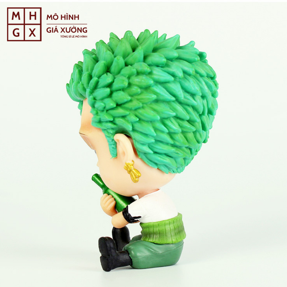 [Hoàn Tiền 10%]Mô hình Roronoa Zoro Chibi Cao 9 cm -Tượng Figure One Piece