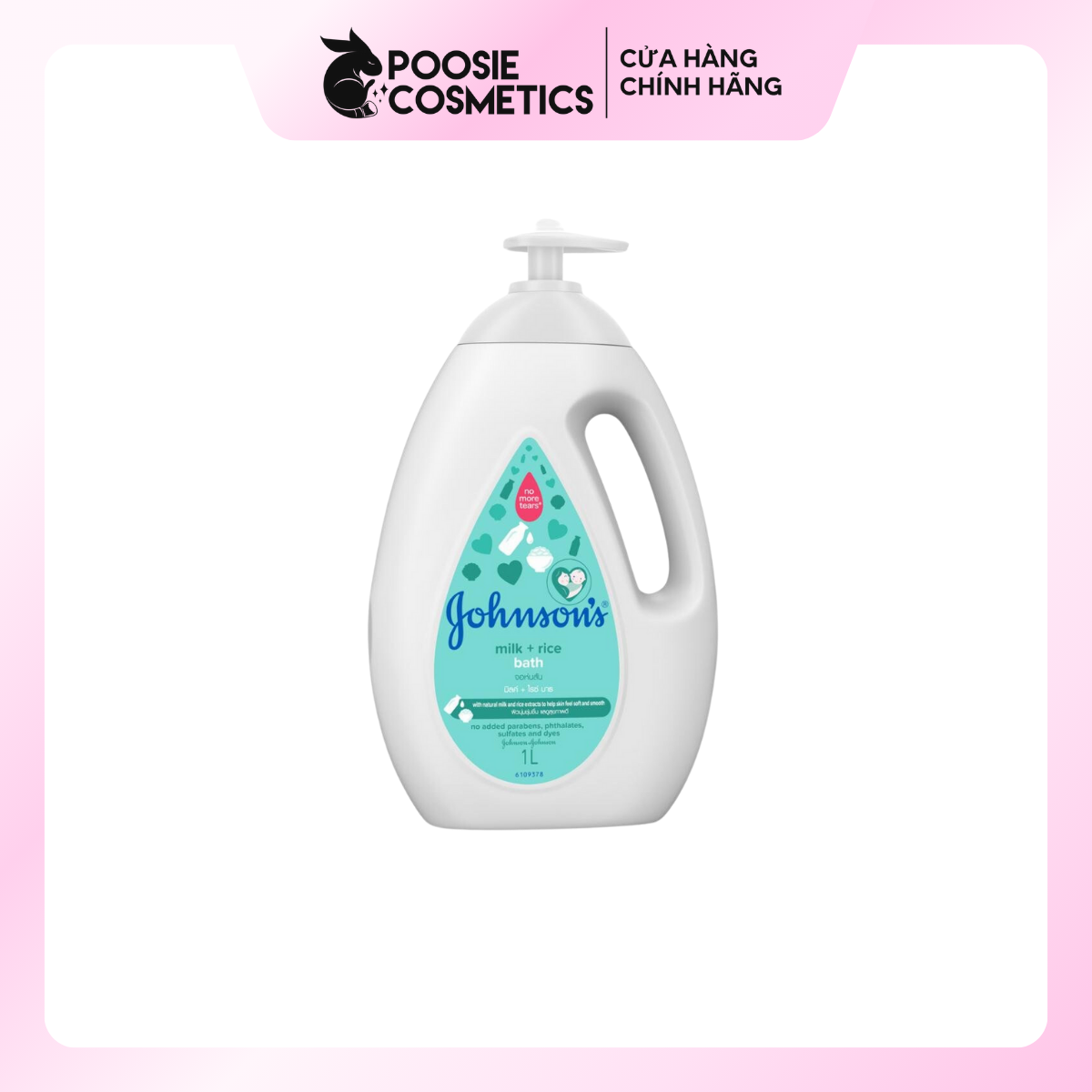 Sữa tắm gội toàn thân mềm mịn johnson' baby bath cotton touch 500ml