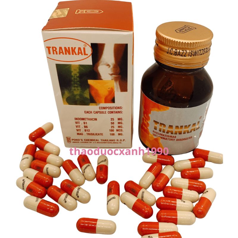 Trankal Thái Lan -Giảm các triệu trứng sưng đau khớp • Bôi trơn khớp, giảm hiện tượng khô khớp, cứng khớp ở người cao tuổi, giúp khớp vận động một cách trơn tru, linh hoạt....