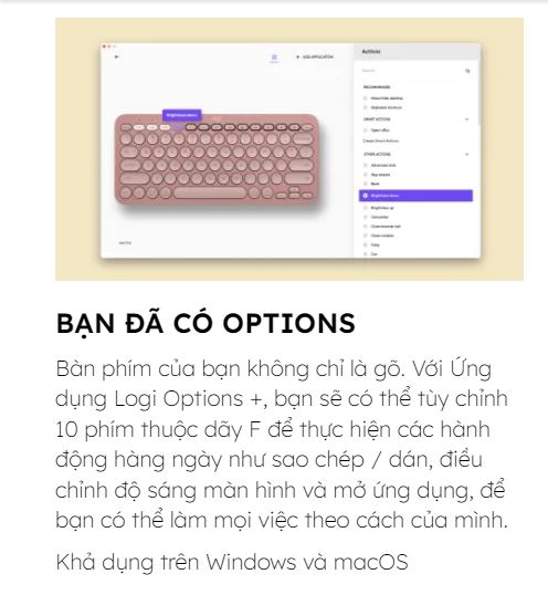Bàn phím Bluetooth mỏng LOGITECH Pebble K380s Chính Hãng
