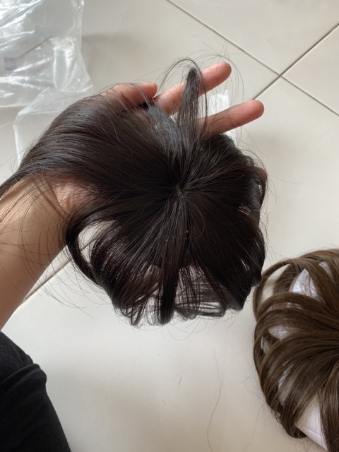 Tóc giả che hói, che bạc đỉnh đầu 15cm