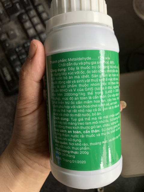 Bả Diệt Ốc Sên Ngọc Linh A7 - 200G