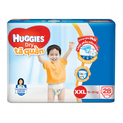 TẢ QUẦN HUGGIES SIZE XXL30 MIẾNG