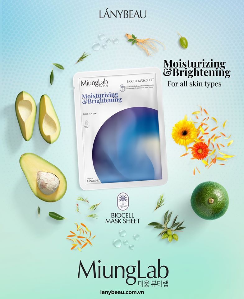 [HCM]MẶT NẠ DỪA TƯƠI MIUNG LAB COMBO 5 MIẾNG