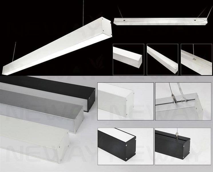 Đèn Led Thả Trần Cho Văn Phòng Liner Panel 35x1200 Silver 24W