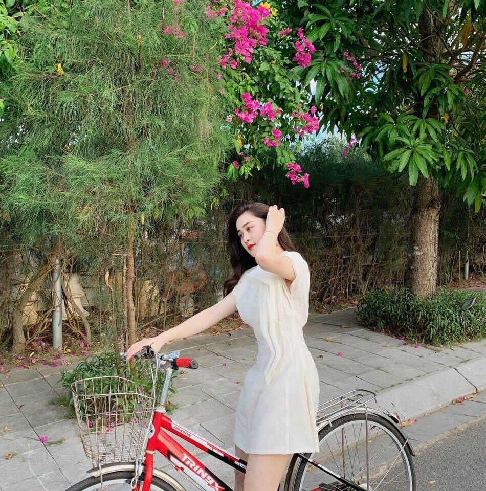 [HCM]Váy thiết kế cổ nơ siêu sang chảnh