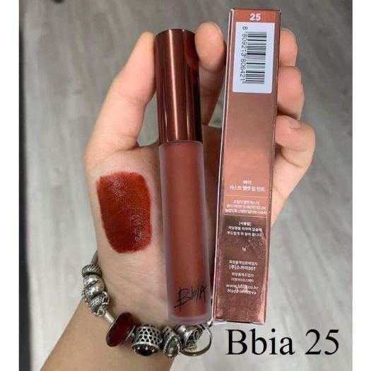 Son kem lì bbia last velvet lip tint version 5 màu 25