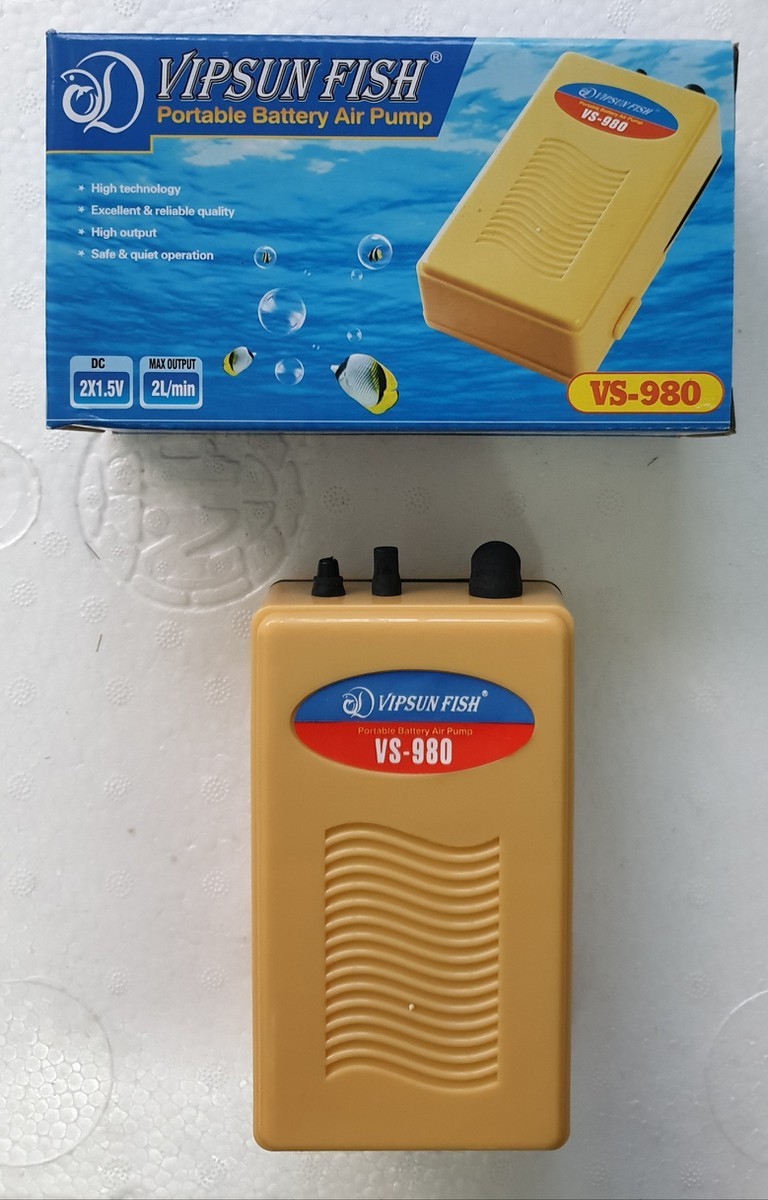 Máy sủi oxy pin Vipsun 980 - HÀNG CÔNG TY