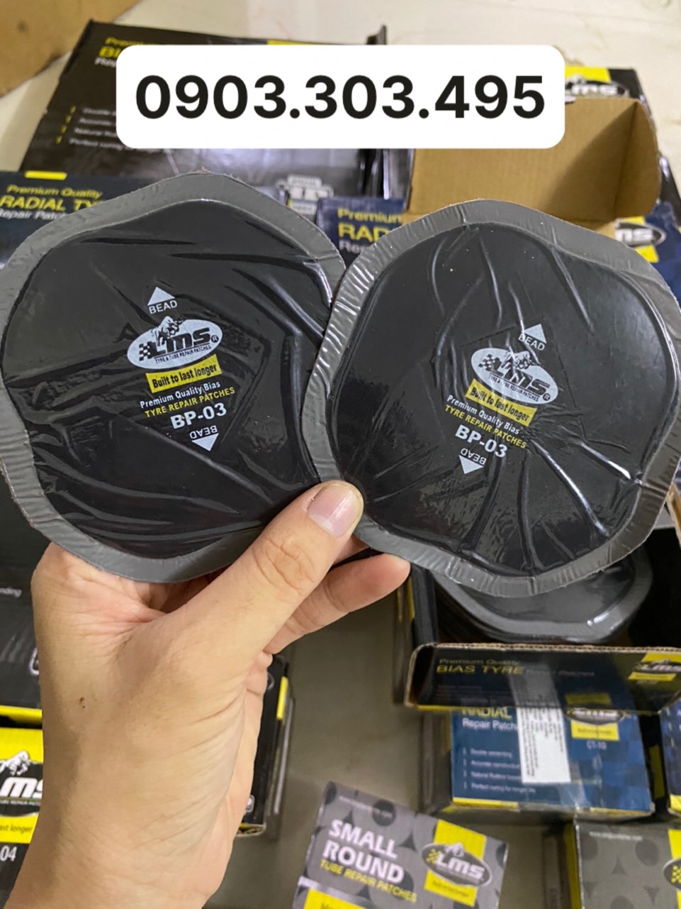 Miếng vá lốp bố chéo LMS BP-03