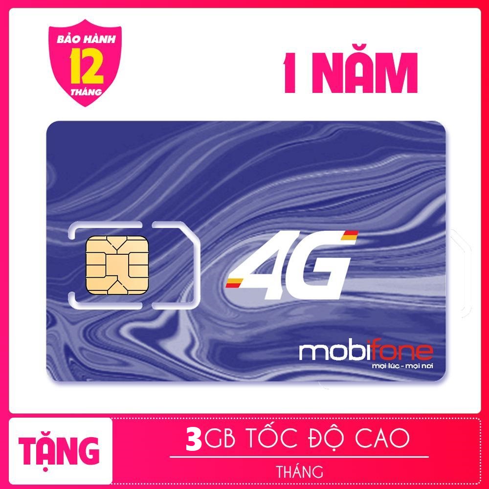 Sim 4G mobifone trọn gói 1 năm miễn phí không nạp tiền - Xài cả năm không cần nạp tiền 1 năm FREESHIP - CHƯA KÍCH HOẠT.