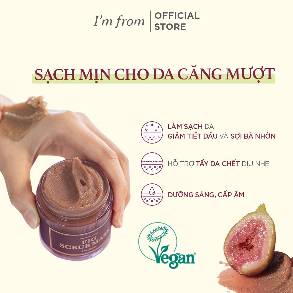 I'M from Fig Scrub Mask 120g