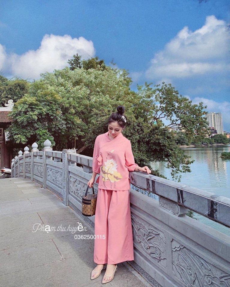 [HCM]SET ĐỒ LAM ĐI CHÙA CAO CẤP