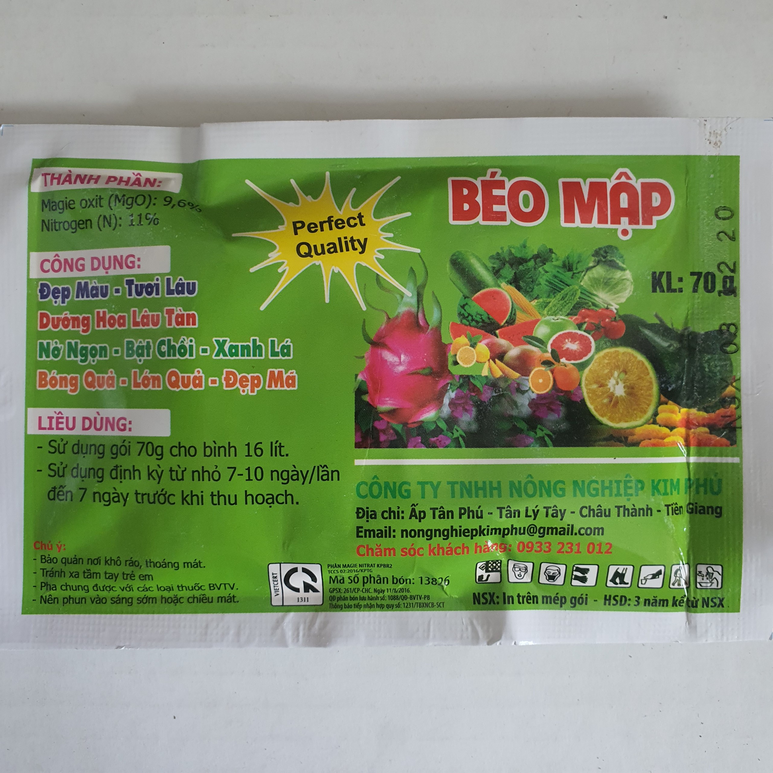 Combo phân bón Siêu Đẻ Nhánh Béo Mập - 95gr
