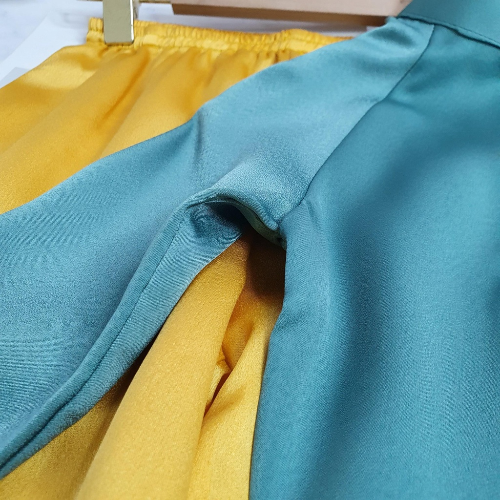 Áo Dài Mẹ Bé Lụa Mát Lịm Thêu Hoa Điệp Phi