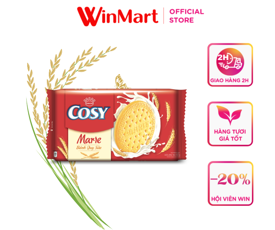 - bánh quy cosy marie gói 450g